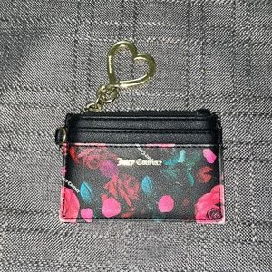 Juicy couture keychain card and coin holder
